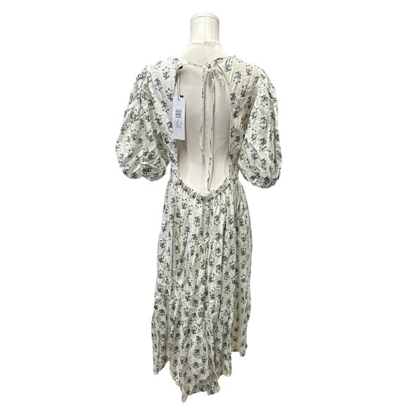 Rhode Maryam Dress Marigold Flower Taupe - Picture 7 of 8